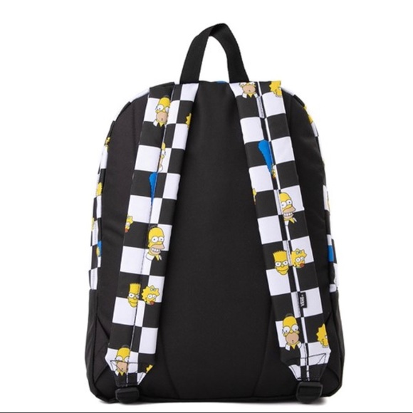 Vans xThe Simpsons Old Skool Checkerboard Backpack - Picture 4 of 6